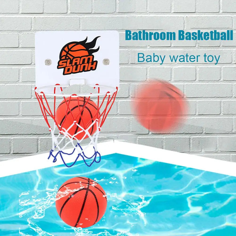 Mini Suction Cup Indoor Basketball Hoop Set with 2 Balls & Pump – Portable No-Drill Office Desk & Door Basketball Toy for Kids & Adults