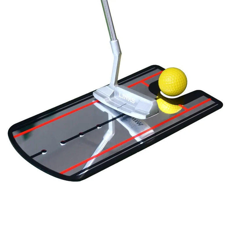 Golf Putting Alignment Mirror - Eye Line & Putter Stroke Training Aid for Practice