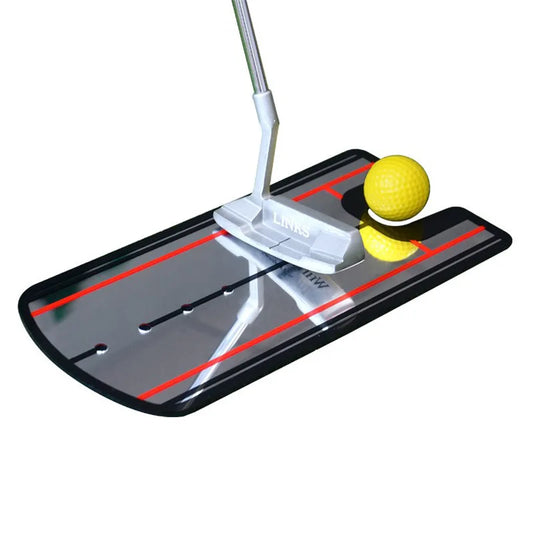Golf Putting Alignment Mirror - Eye Line & Putter Stroke Training Aid for Practice