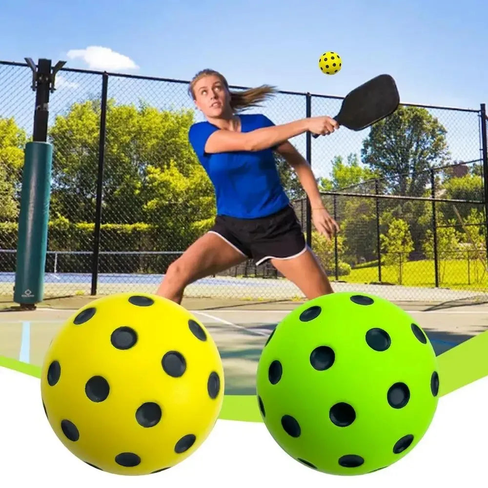 Quiet Indoor Pickleball Practice Balls - Low Noise Foam Training Balls