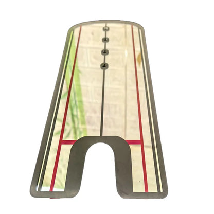 Golf Putting Alignment Mirror - Eye Line & Putter Stroke Training Aid for Practice